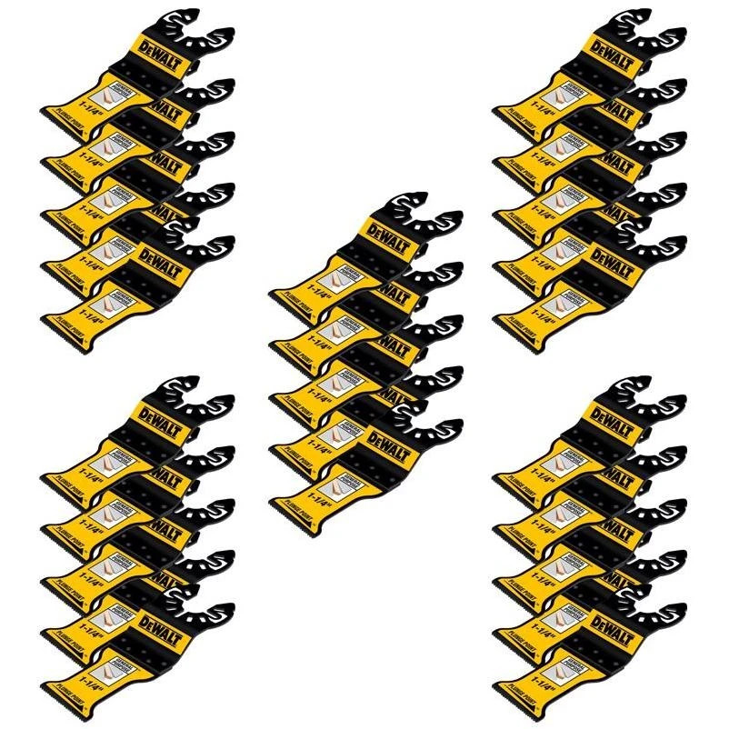 DEWALT 1 1/4' PLUNGEPOINT Oscillating Tool Blade, General Purpose Blade, 25 Pack