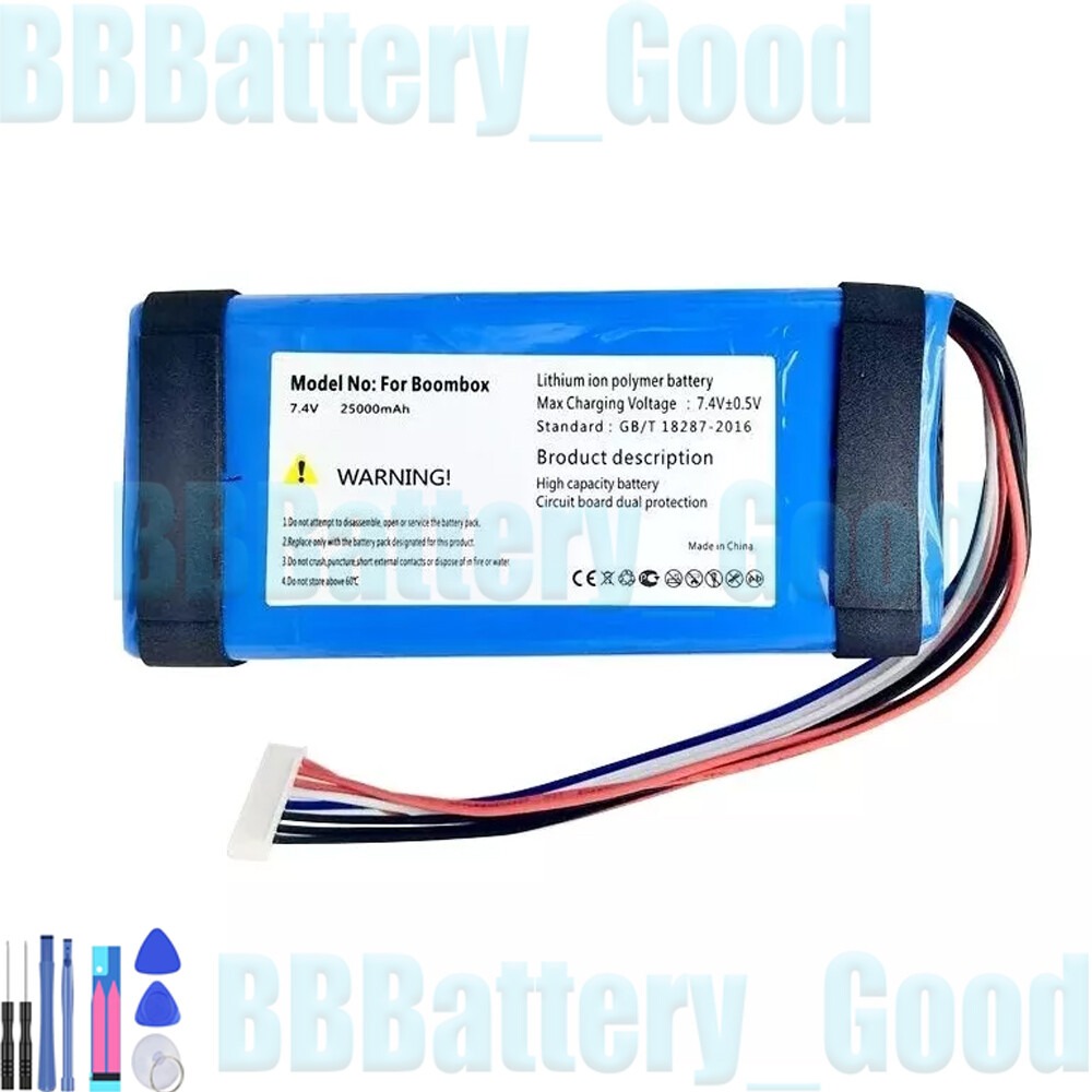 GSP0931134 01 Battery for JBL Boombox Bluetooth Speaker 25000mAh Replacement