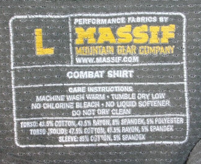 MASSIF FLAME RESISTANT ARMY STRONG COMBAT SHIRT ACU DIGITAL CAMO LARGE DEFECT