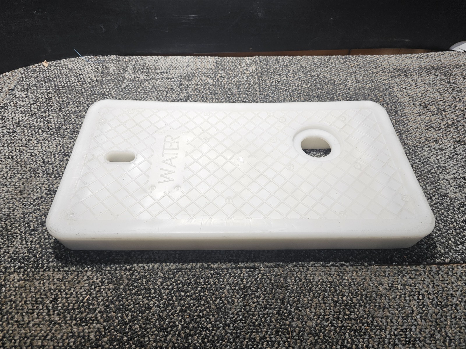 Rectangular Water Meter Box Lid Only 20.5" x 10.5" White, Polymer