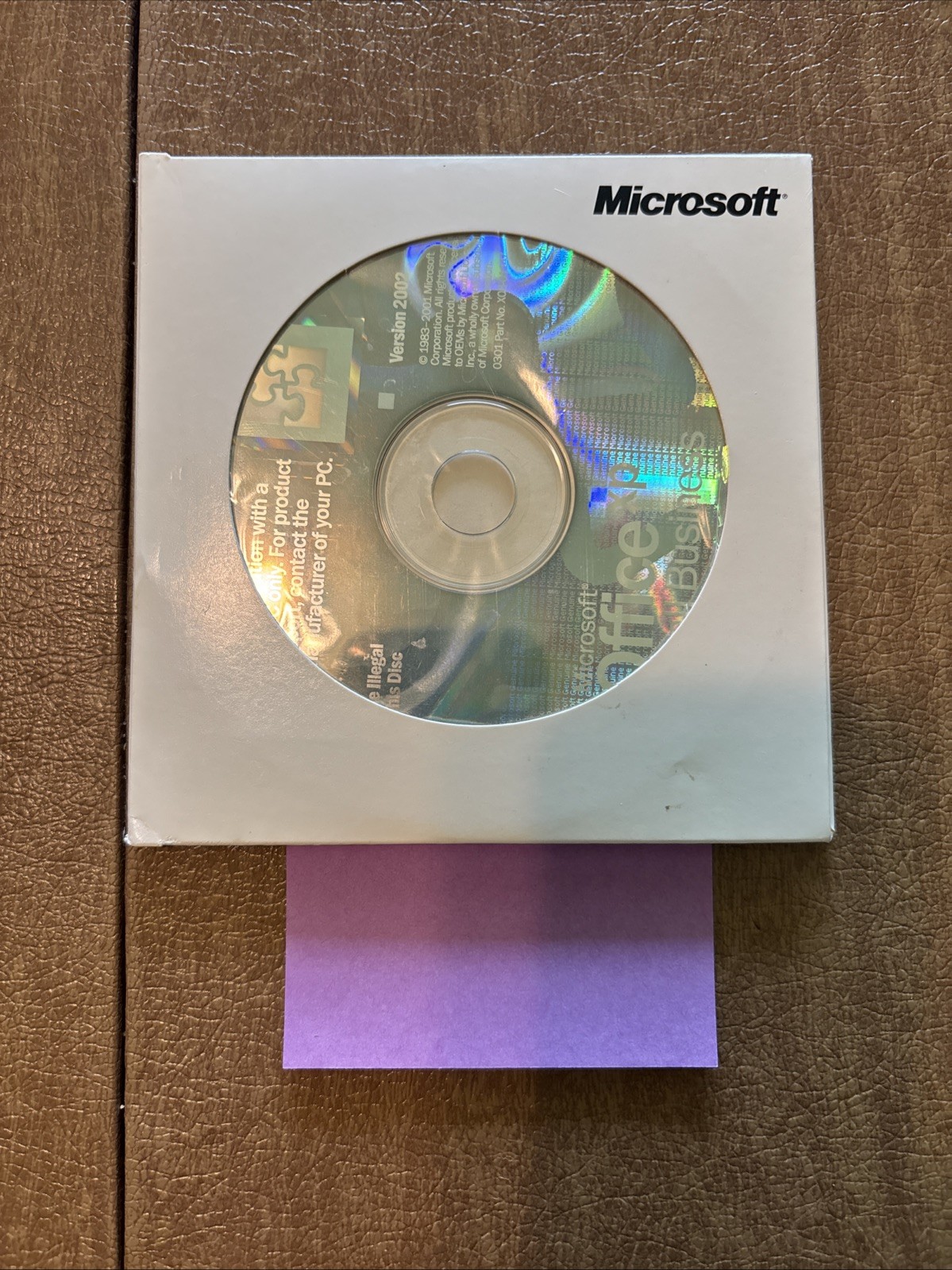 Microsoft Office XP Small Business 2002 Version With Product Key 2 Disc Set