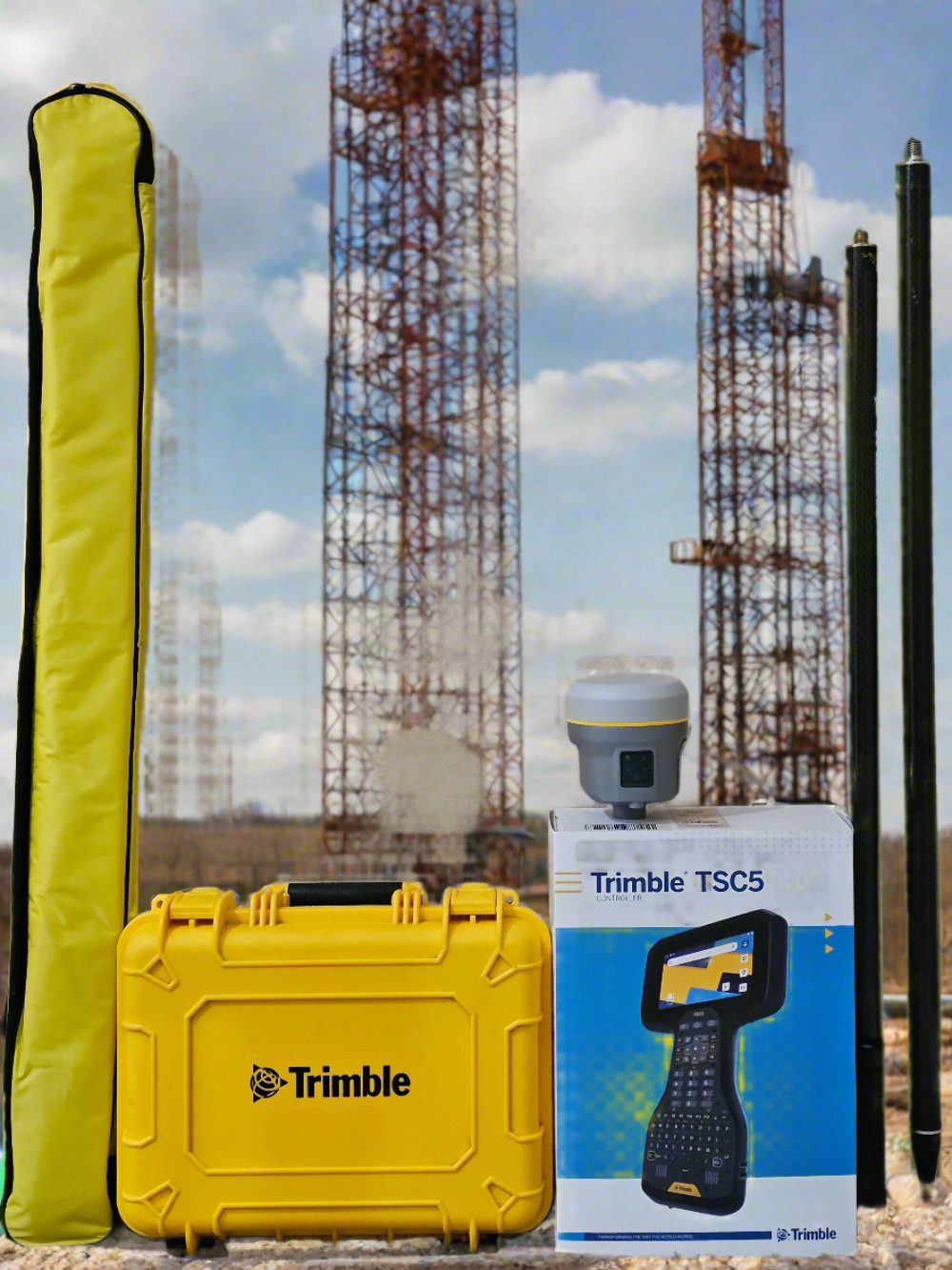 Trimble R980 LTE VRS RTX GNSS Rover System TSC5 2024 Trimble Access Pipelines