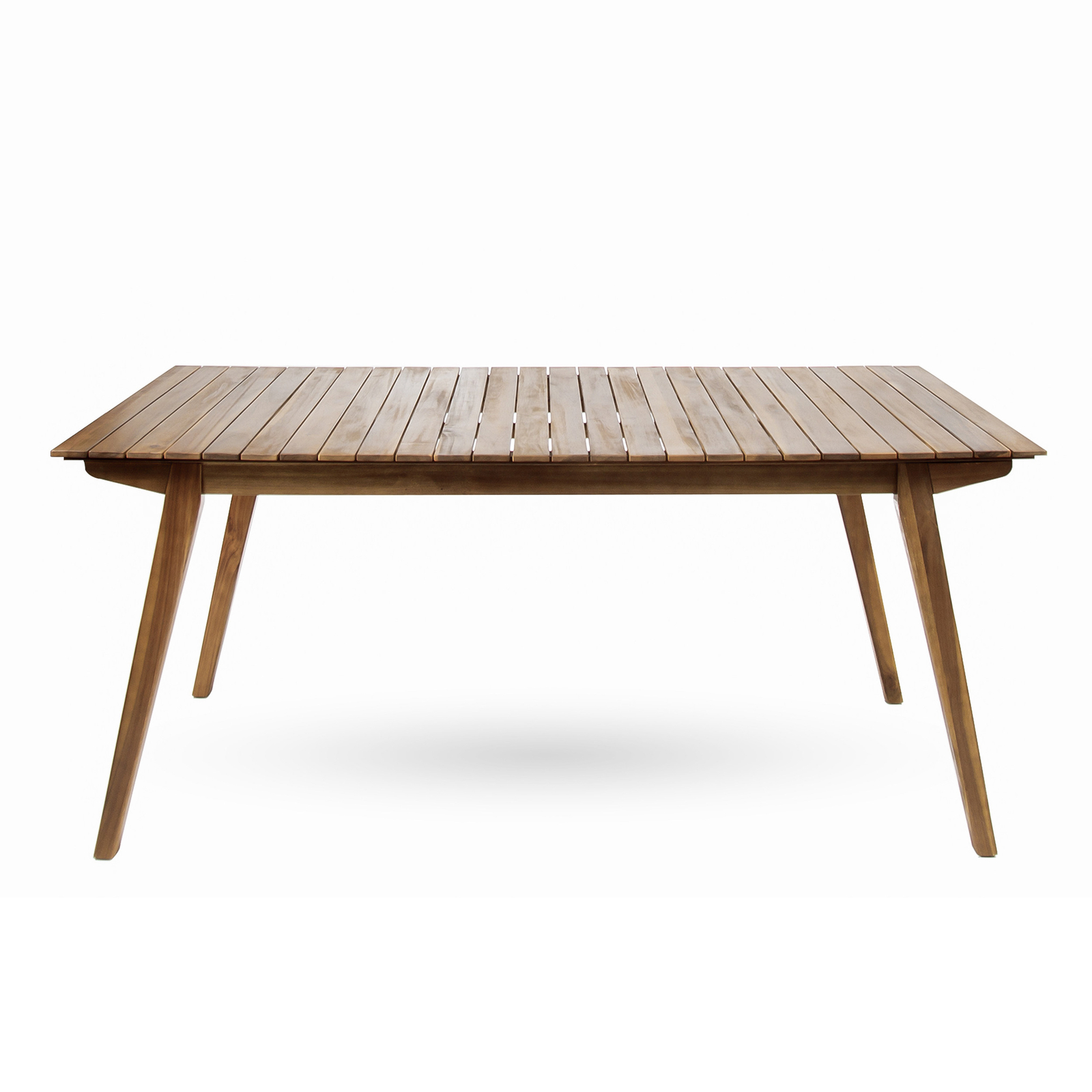 Wooden 68.50"x37.50" Rectangular Patio Dining Table Outdoor Yard Garden Table US