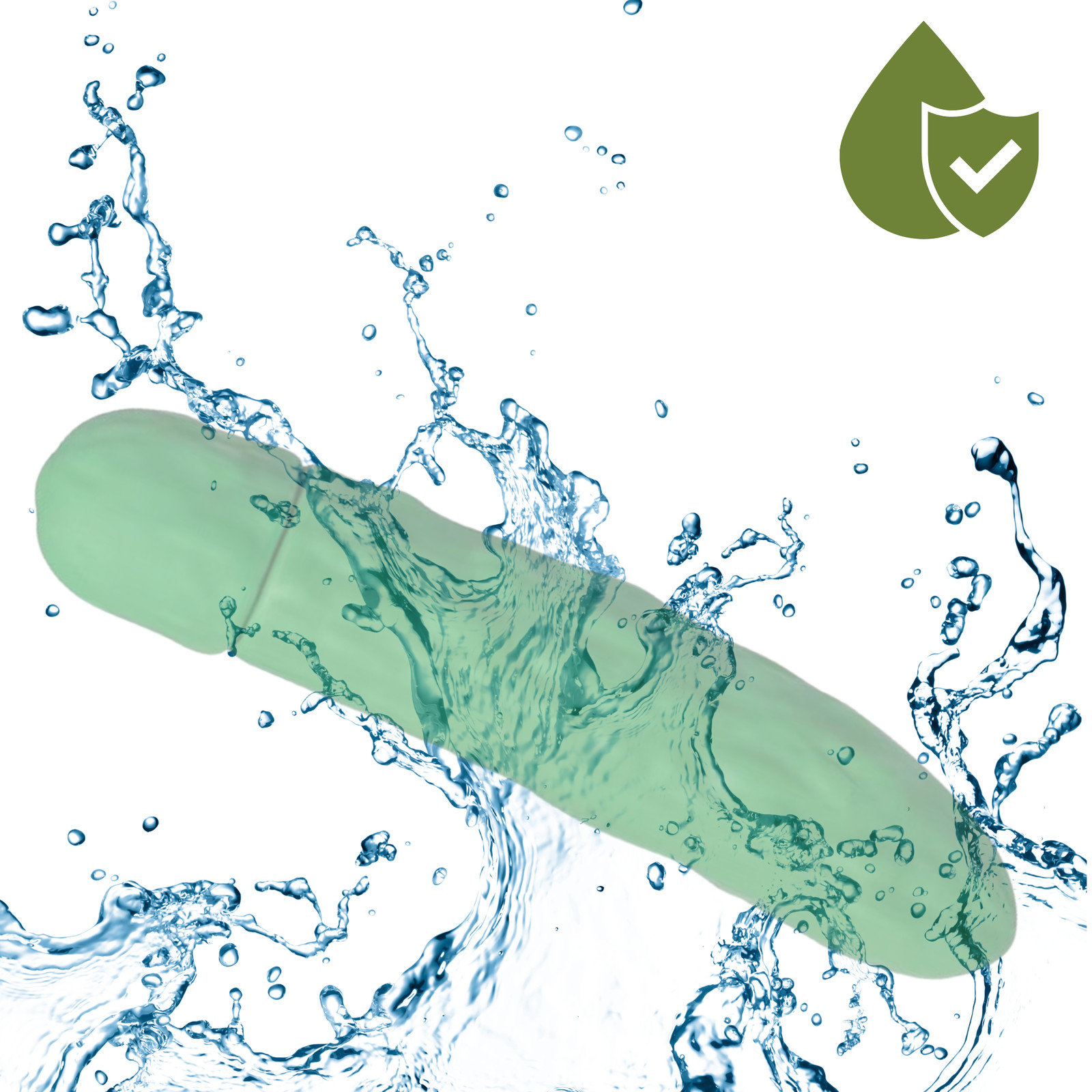 Discreet Pickle-Shaped Vibrator Multi-speed Vibrating Teaser Orgasm Stimulator