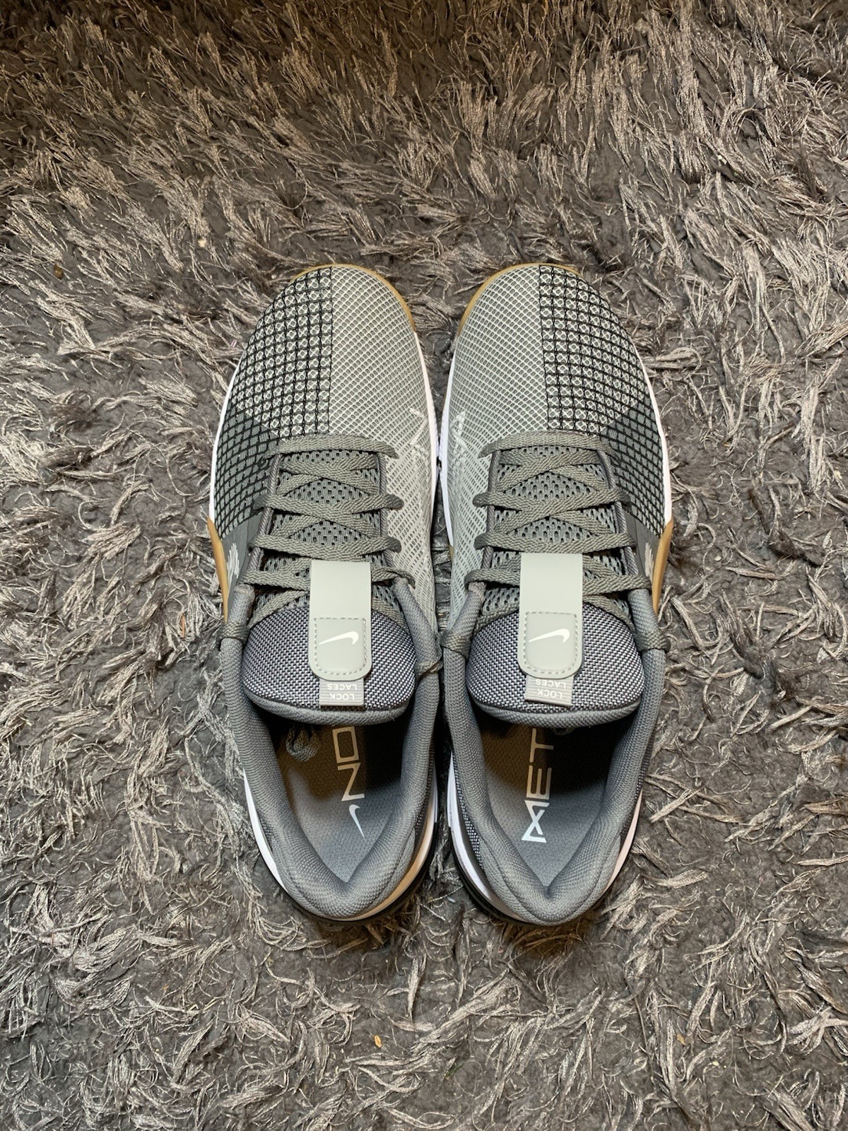 Nike Metcon 8 Smoke Grey White Gum Training Shoes DO9328-002 Men's Size 11.5