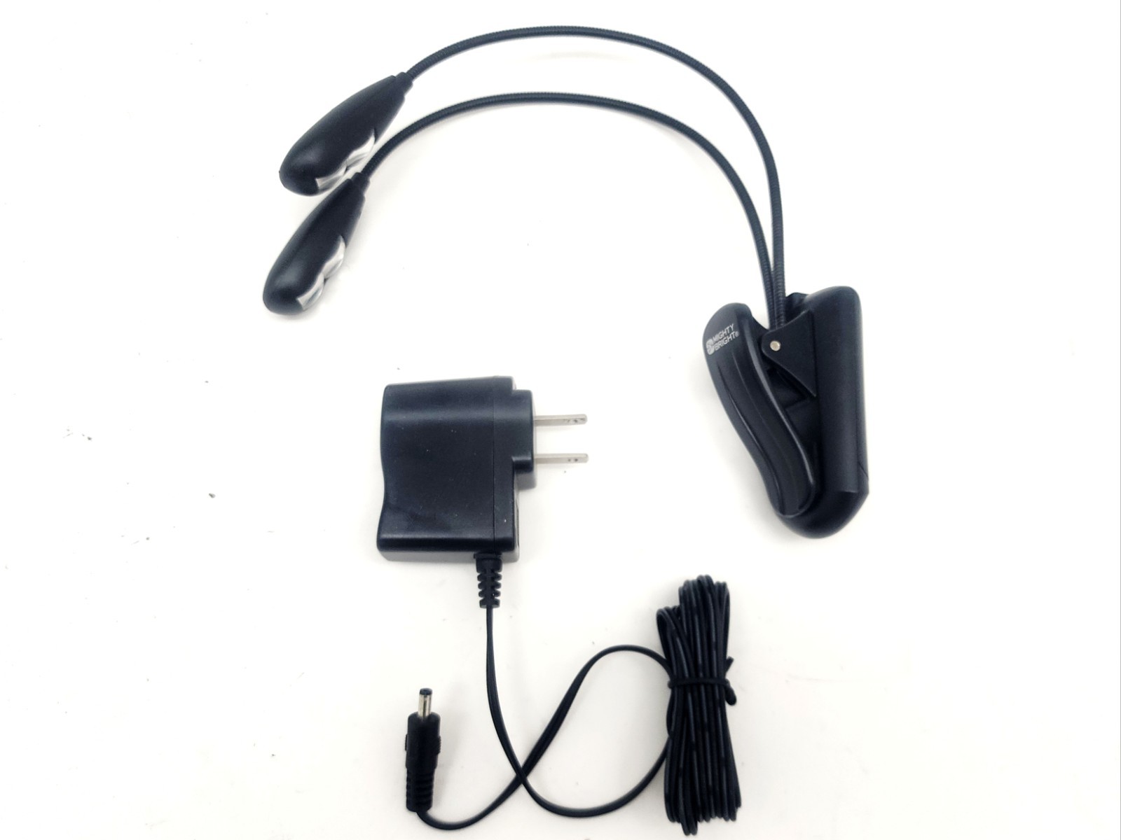 Mighty Bright Duet-2 4-LED Music Stand Light, Batteries or Plug-In, Used, Tested