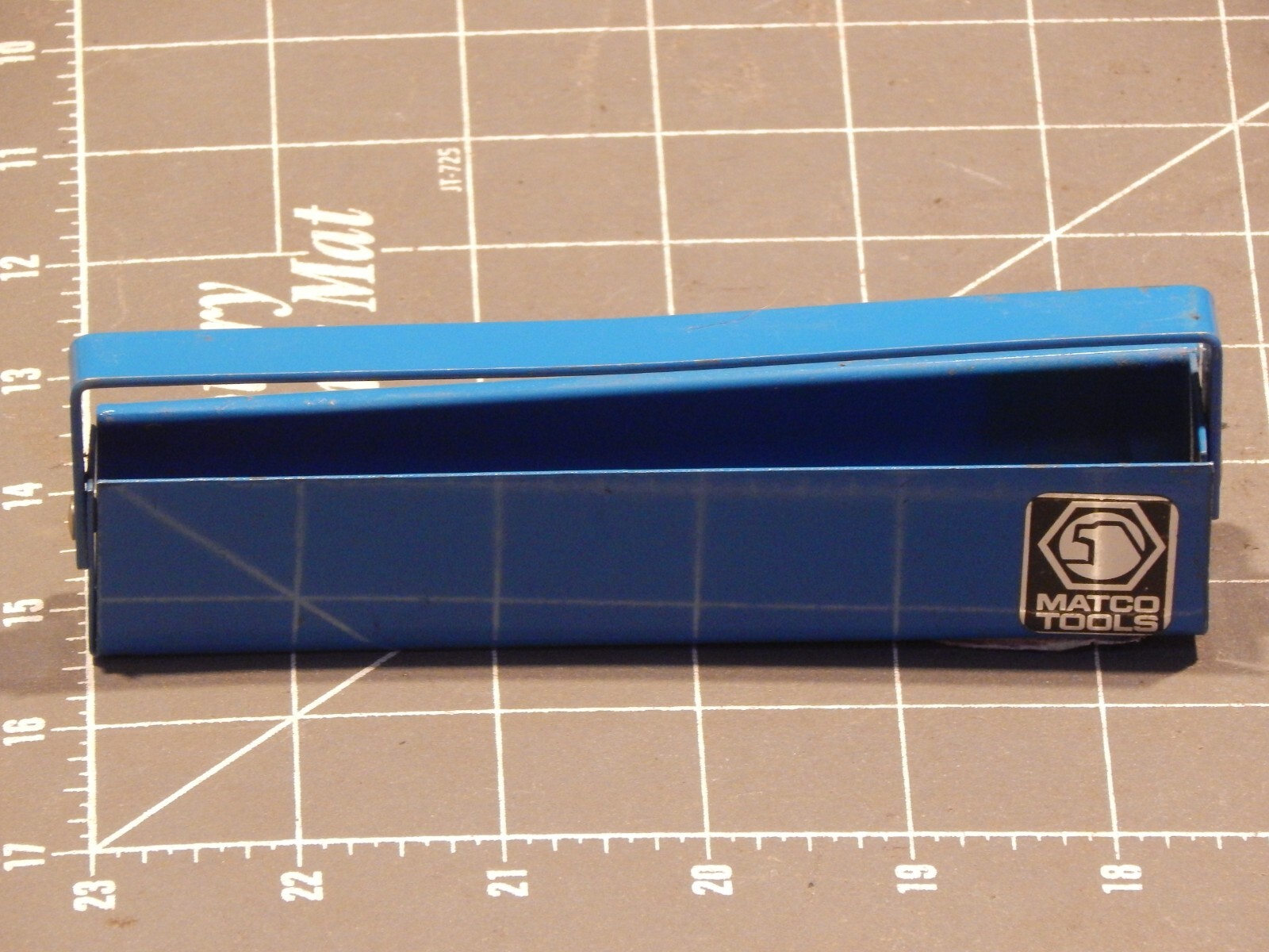 Matco Tools 1/4" Drive Metric Semi Deep ?? Socket Set Tray Holder Dr Blue