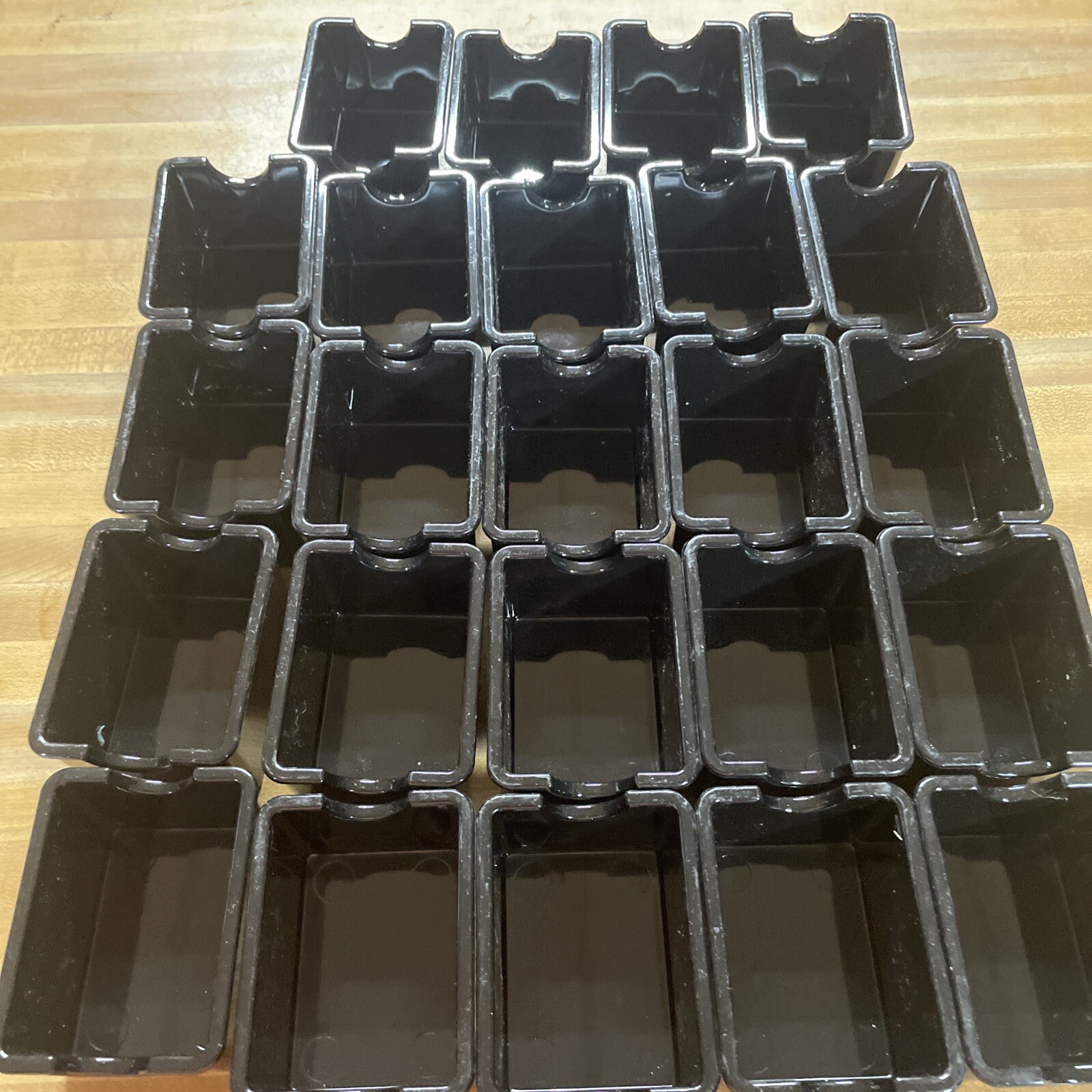 24 NSF SUGAR PACKET HOLDER CADDY TEABAG JELLY BLACK CADDIES RESTAURANT Carlisle