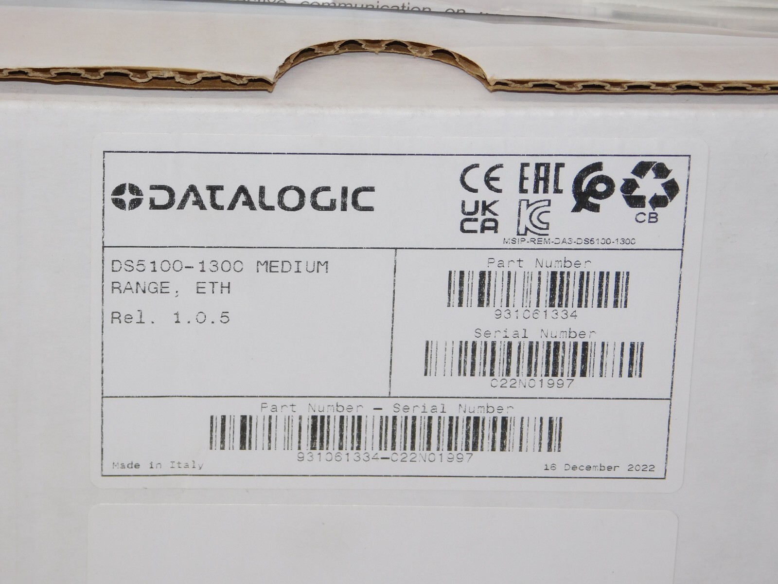 New Datalogic DS5100-1300 Press Interface Industrial Barcode Scanner Reader Unit