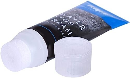 Kaps Waterproofing Shoe Cream For Leather Boot, Sponge Applicator 114 Light Grey
