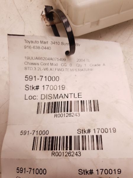 04-08 ACURA TL AC TEMPERATURE CONTROL MODULE CHASSIS ECM ASSEMBLY