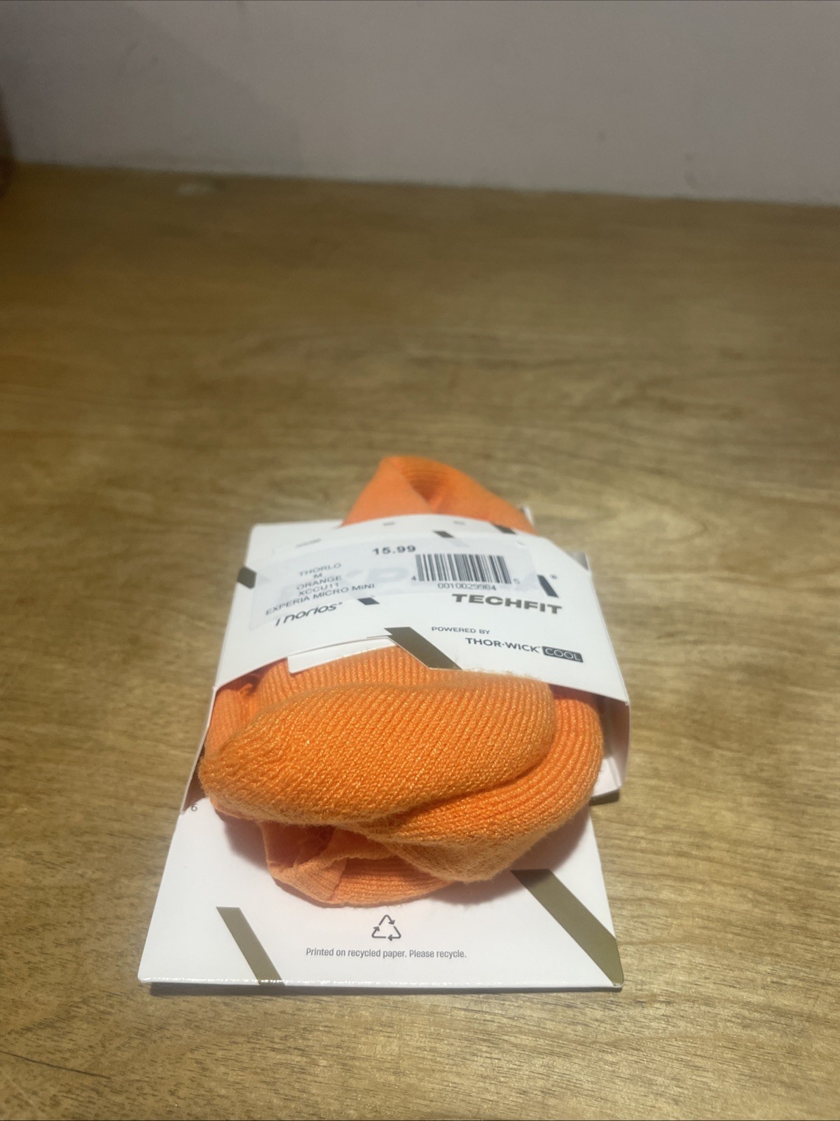 Thorlos XCCU11 Running Tennis Socks Orange Medium