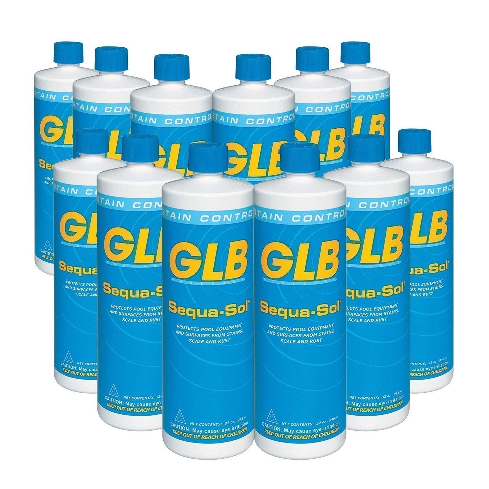 GLB 71016A-12 Sequa-Sol Sequestering Agent Pool Stain Preventer (12 Pack), 1...