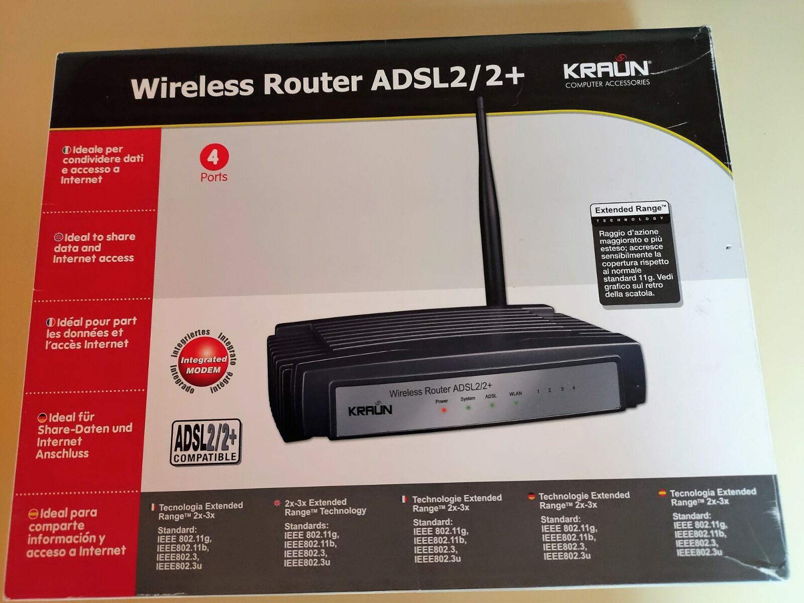 WIRELESS ROUTER ADSL2/2+