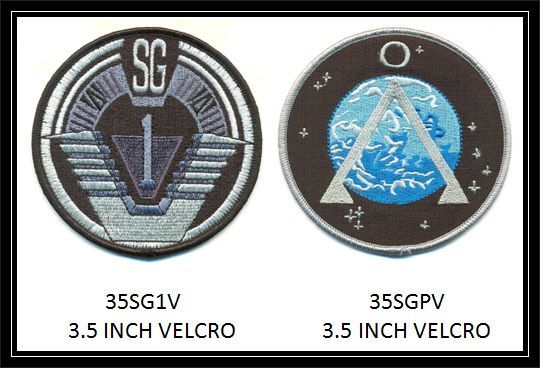 STARGATE 3.5 INCH SG-1 VEL-KRO SET - 35SG1V & 35SGPV