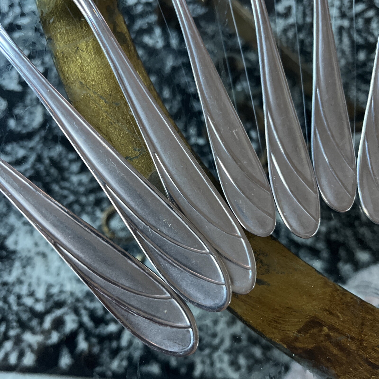 Cambridge MEDINA Stainless Flatware Teaspoon & Dinner knives 11 Pieces