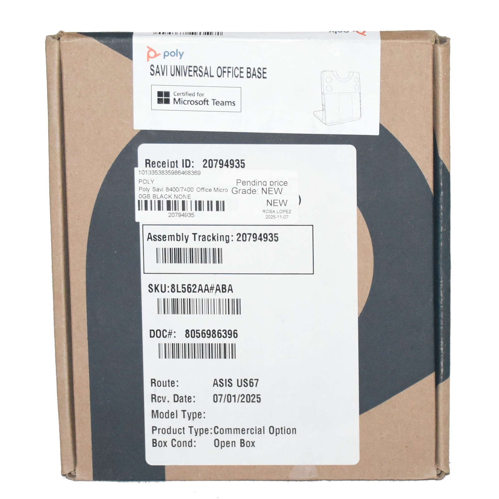 Poly Savi 7400 8400 Multi-Device Universal DECT Office Base CB8421 – Microsoft