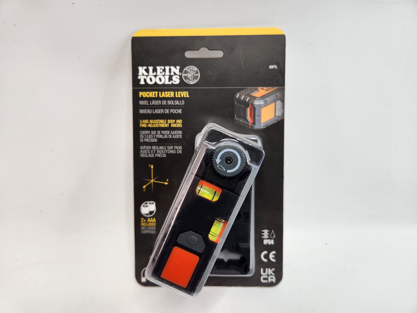 Klein Tools 93PTL Pocket Laser Level Brand New - Mountable