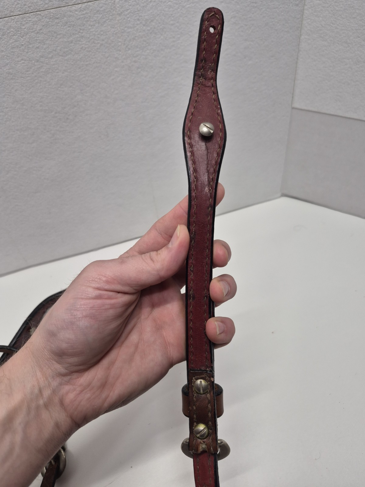 Western Heritage Brown Leather Browband Headstall 5/8" width With Tag!