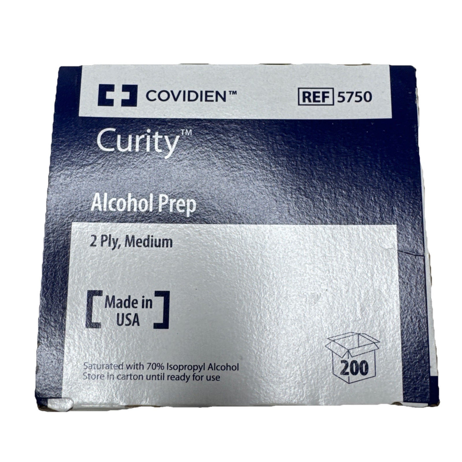 Webcol Alcohol Wipes 2Ply Medium 200 Count Lot 2