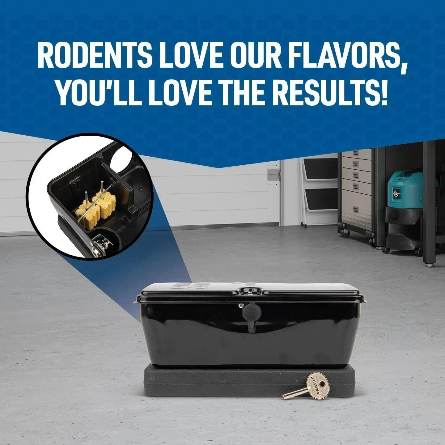 144 Count Rodenticide Blocks - Diphacinone Formula for Instant Rodent Control