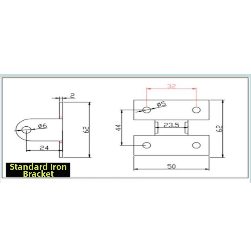 Lifting Application Support Electric Push Rod Bracket Quick Assembly Design