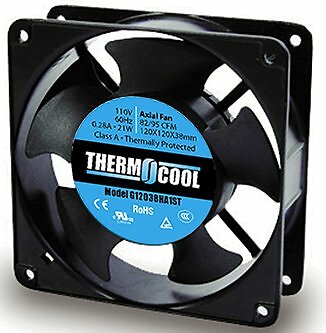 Thermocool Sleeve Axial Cooling Fan 110v 82/95cfm 4.72" X 4.72"
