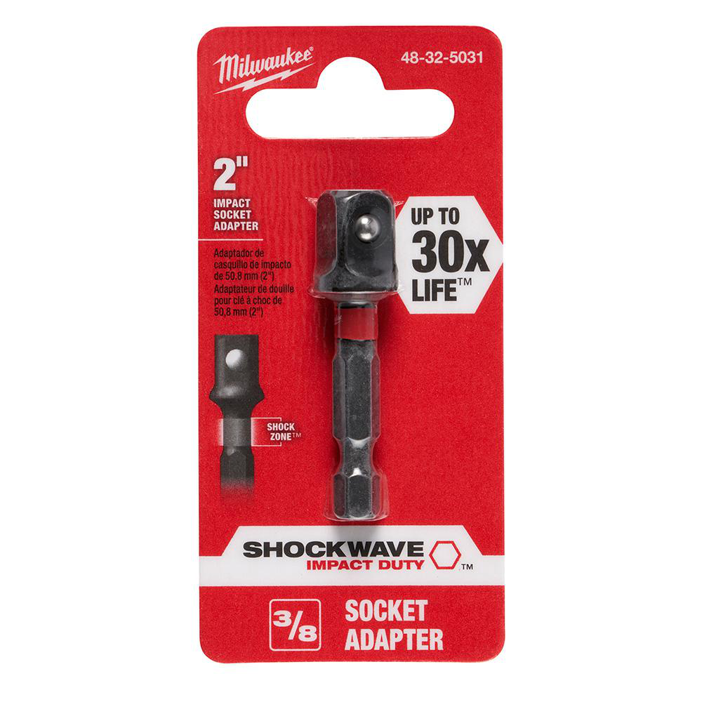 1/4 In. X 3/8 In. Steel Square Socket Adapter