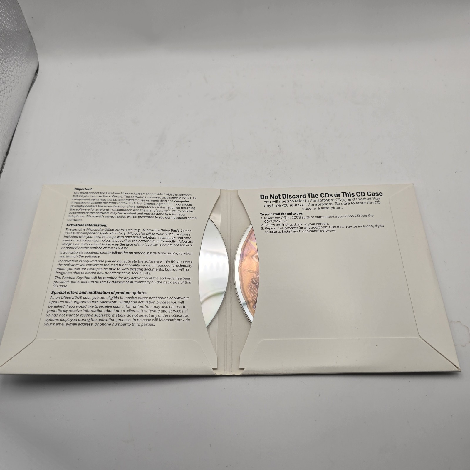 Microsoft Office Small business Edition 2003 Full Version OEM for Windows W Key