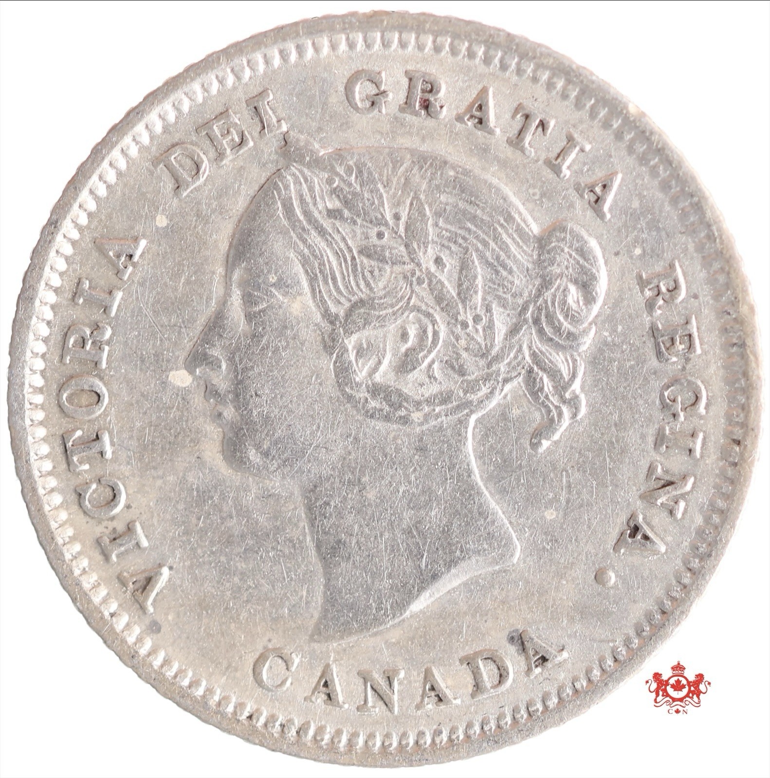 1881H Canada 5 Cents - EF - Lot#12997