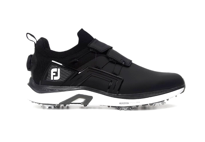 FootJoy Men's HyperFlex BoA Wide Black Golf Shoes 51049