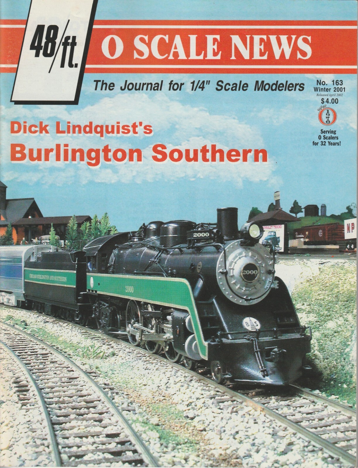 O Scale News Magazine - Winter 2001 - No. 163 - BACK ISSUE