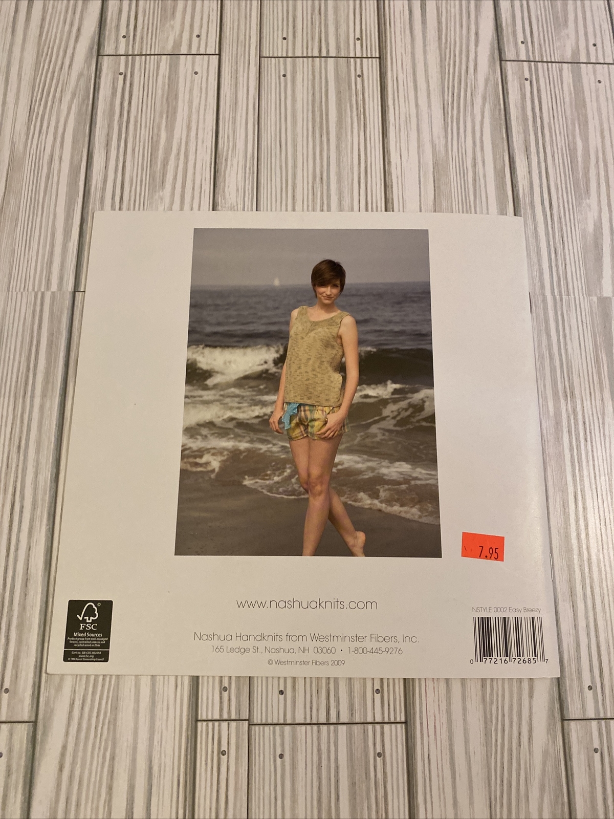 Nashua Knitting Pattern Book Style Easy Breezy 6 Designs