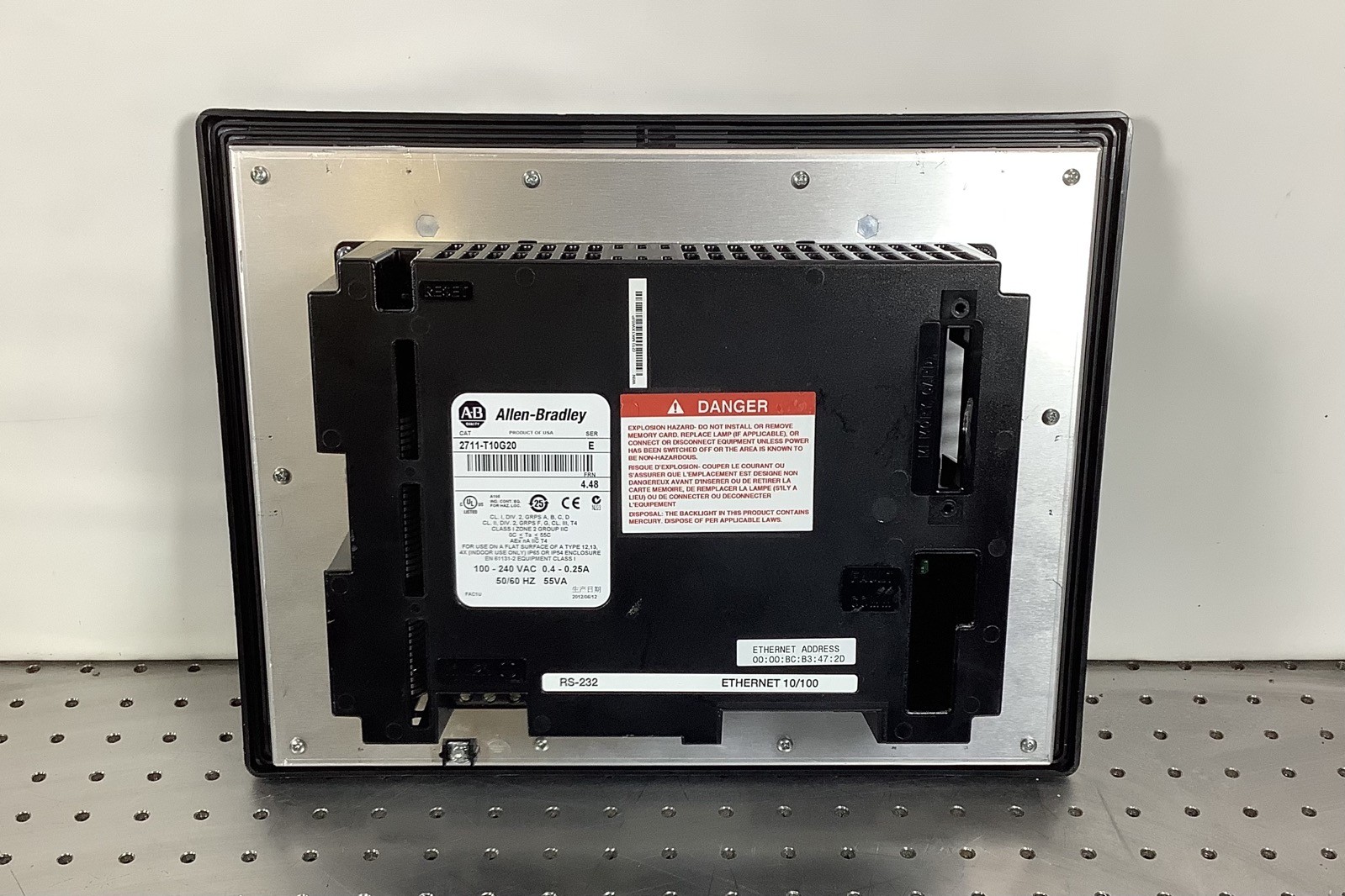 Allen-Bradley 2711-T10G20 PanelView 1000 Touchscreen Terminal