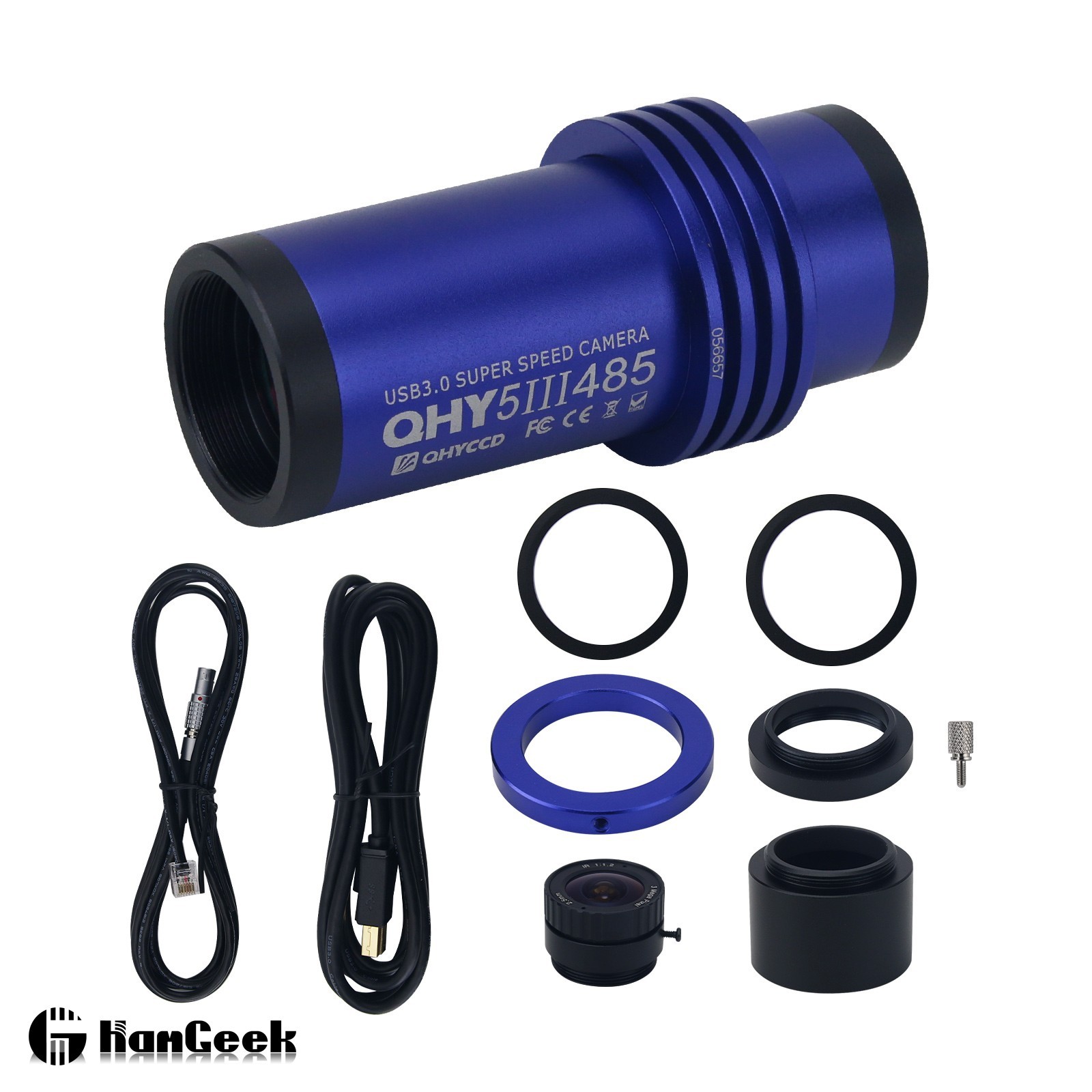 Teseek QHY5III485C IMX485 CMOS 4K 3864x2180 Astronomical Planetary Camera BU