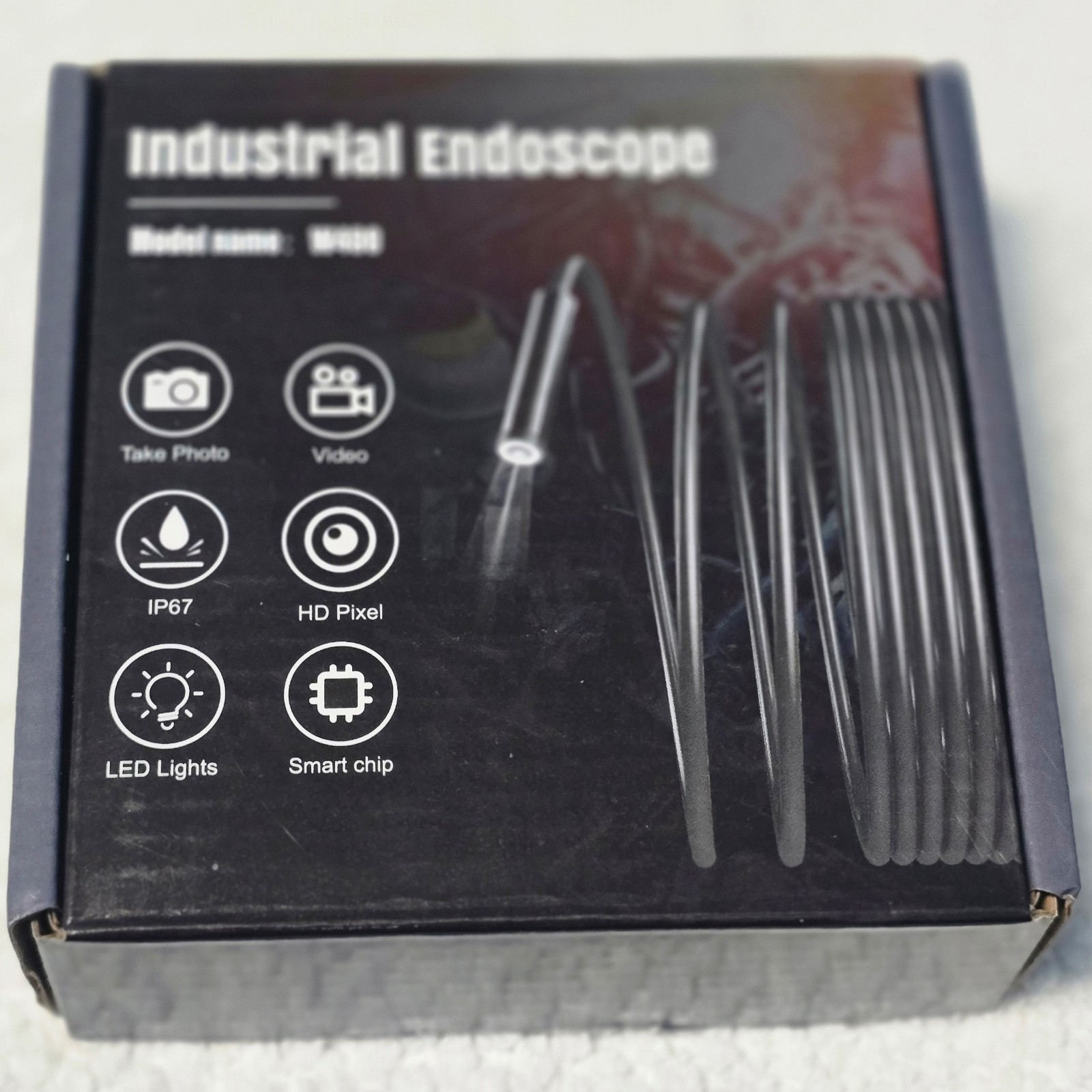 16.4ft HD Endoscope Camera 1920P Borescope Inspection Snake Tool iPhone Android