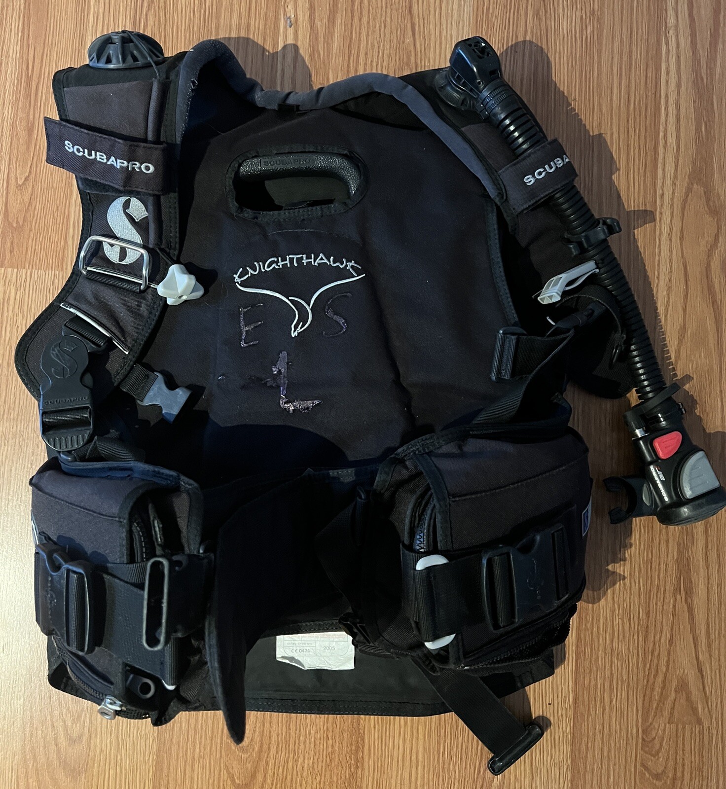 2005 Scubapro Knighthawk Scuba Pro Air2 Buckle Weight System (see Description)