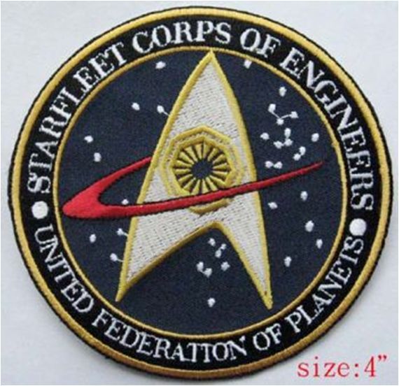 STAR TREK SECURITY HOOK VEL-KRO PATCH - STK53V