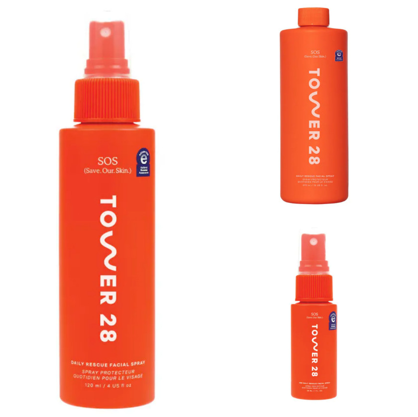 NIB Authentic Tower 28 Beauty  SOS Daily Hypochlorous Acid Spray soothes skin
