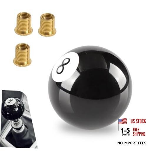 Car Shift Knob, 8 Ball Billiard Personalized Gear Knob, Anti-Slip Manual