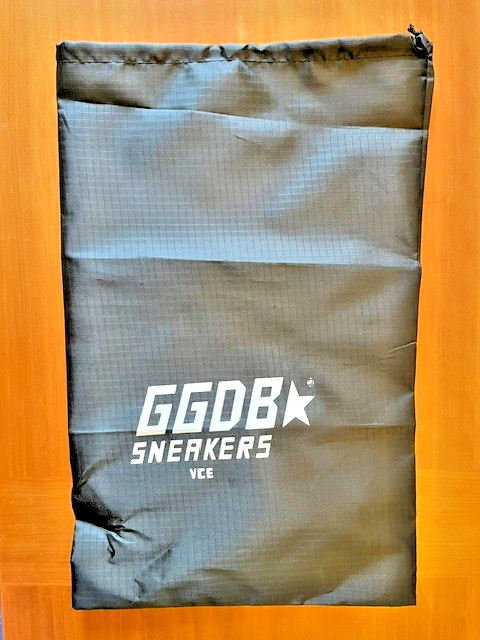 GGDB sneakers VCE black dust bag with zipper