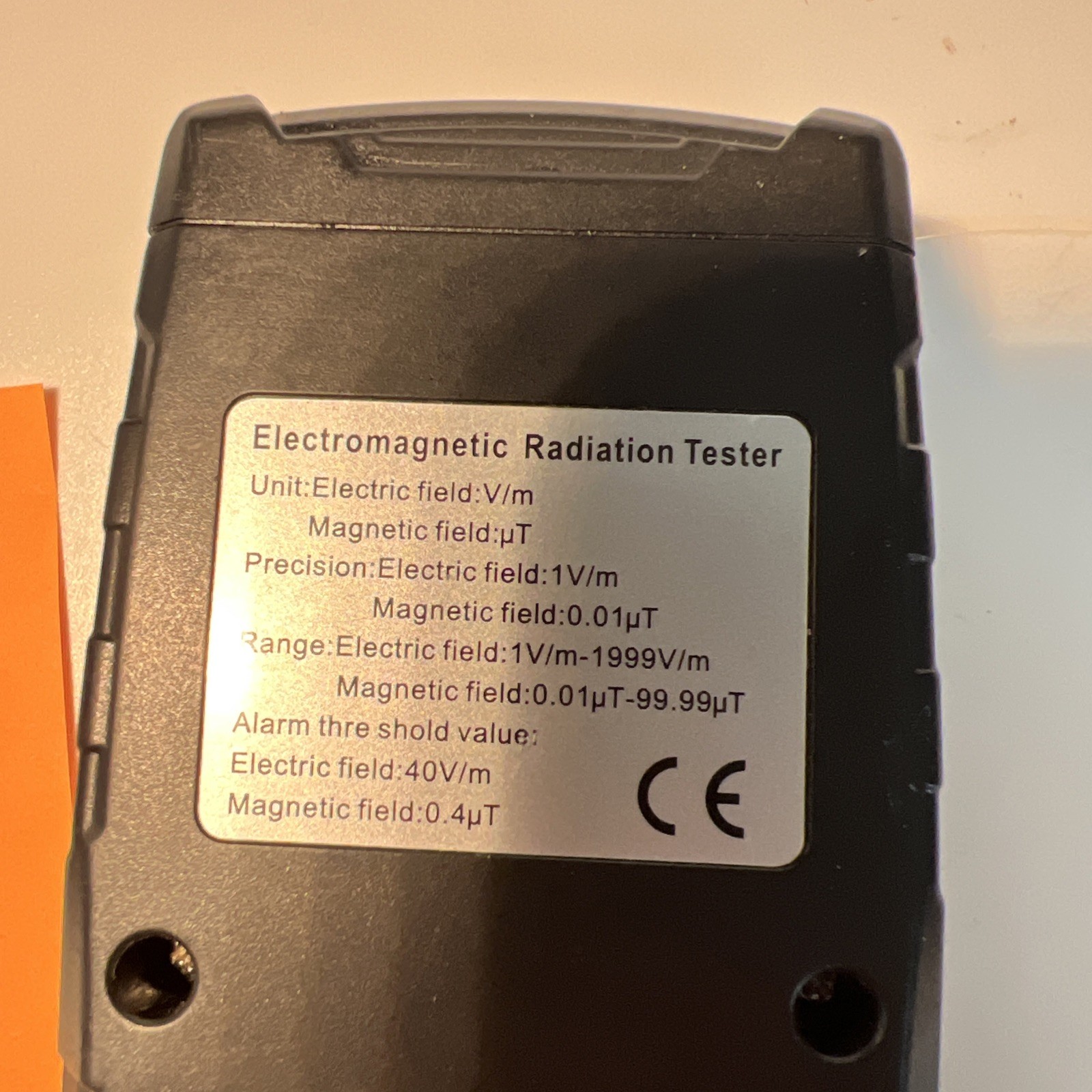 ERICKHILL RT-100 EMF Meter Electromagnetic Radiation Tester, Triple Axis