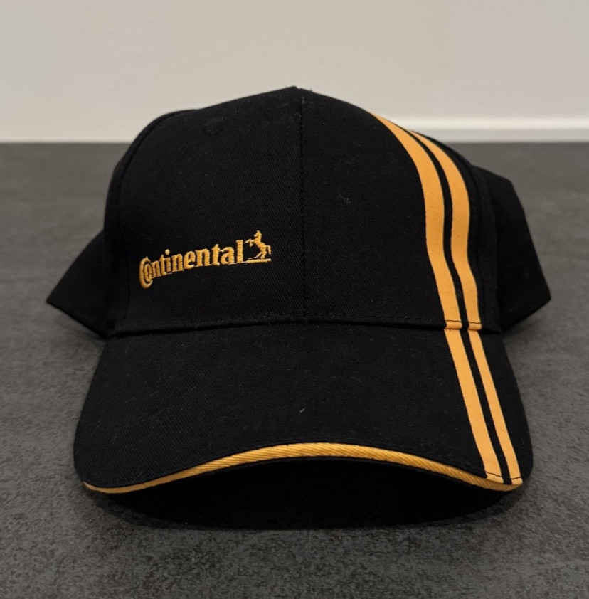Official Licensed Continental Tires Black Snapback Baseball Cap Hat