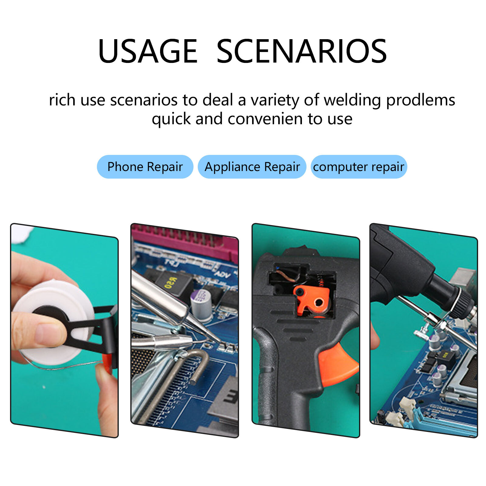 Mini Handheld Welder Electric Welding Machine Multi-Function Welder Gun 110V