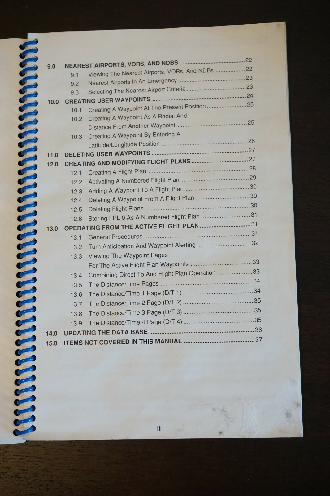 Bendix King KLN 88 Loran Abbreviated Operational Manual