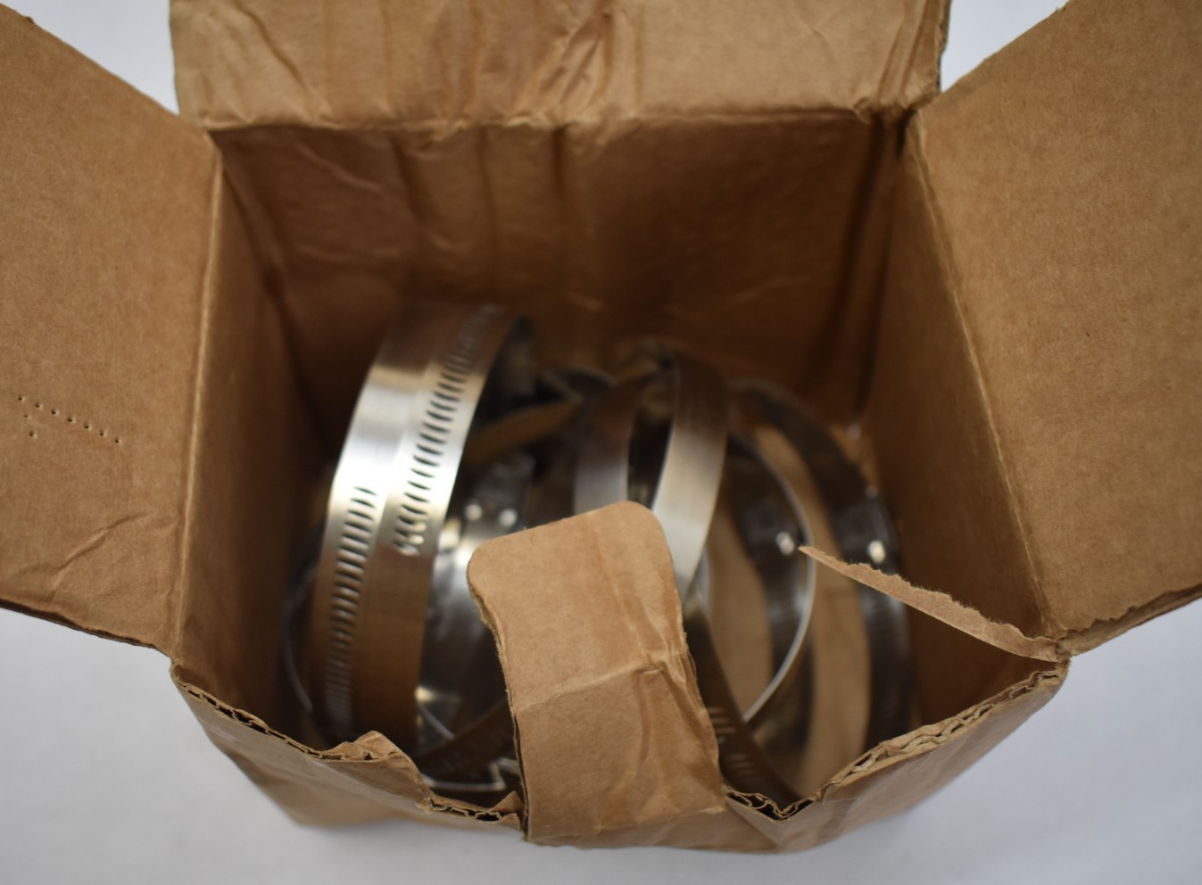 Lawson Hose Clamp 3-5/16" - 4-1/4" Stainless Steel 60 Series 29342 10 Pack