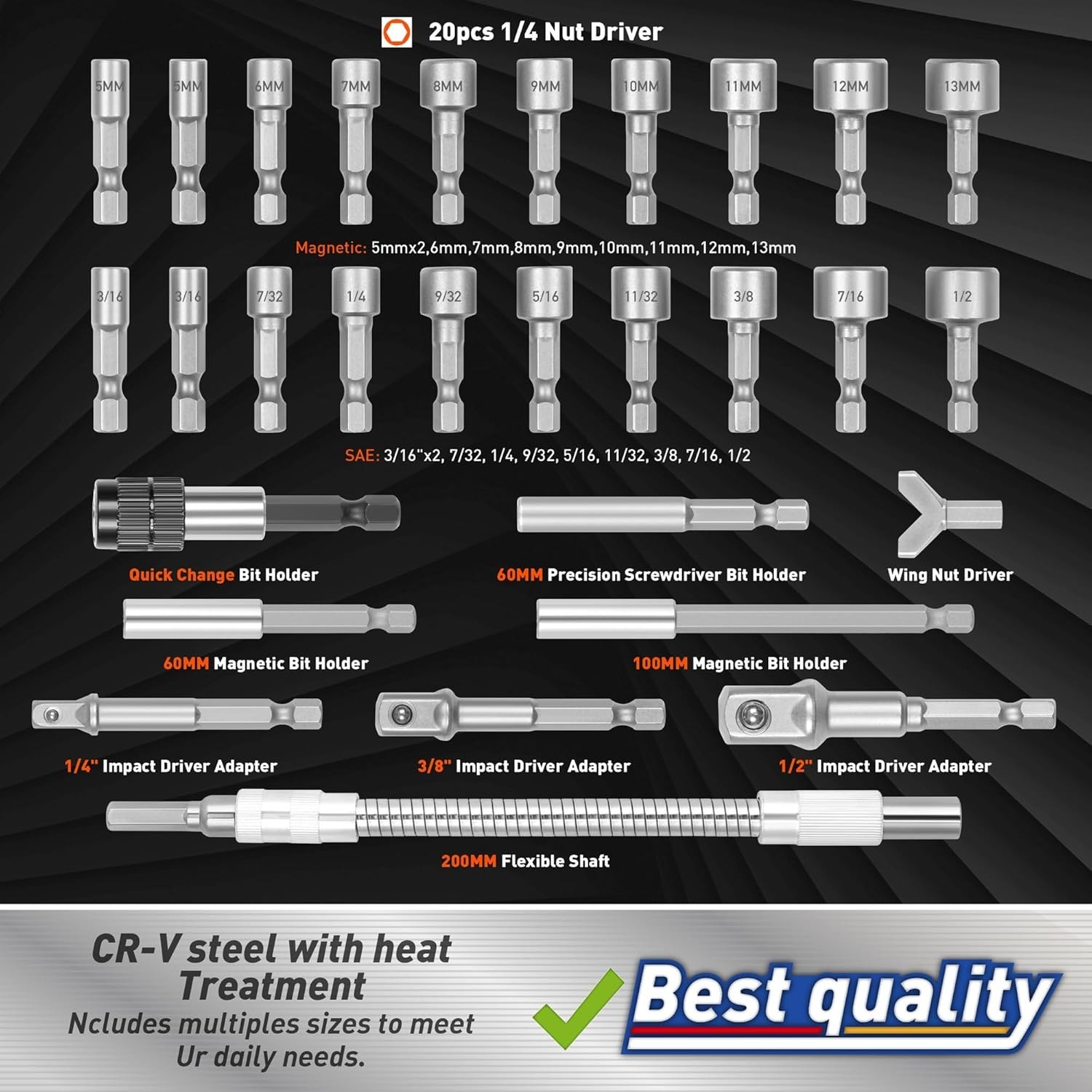 "Screwdriver Set Gunsmithing Firearm Tools Kit 258 Bits Pro NEW "