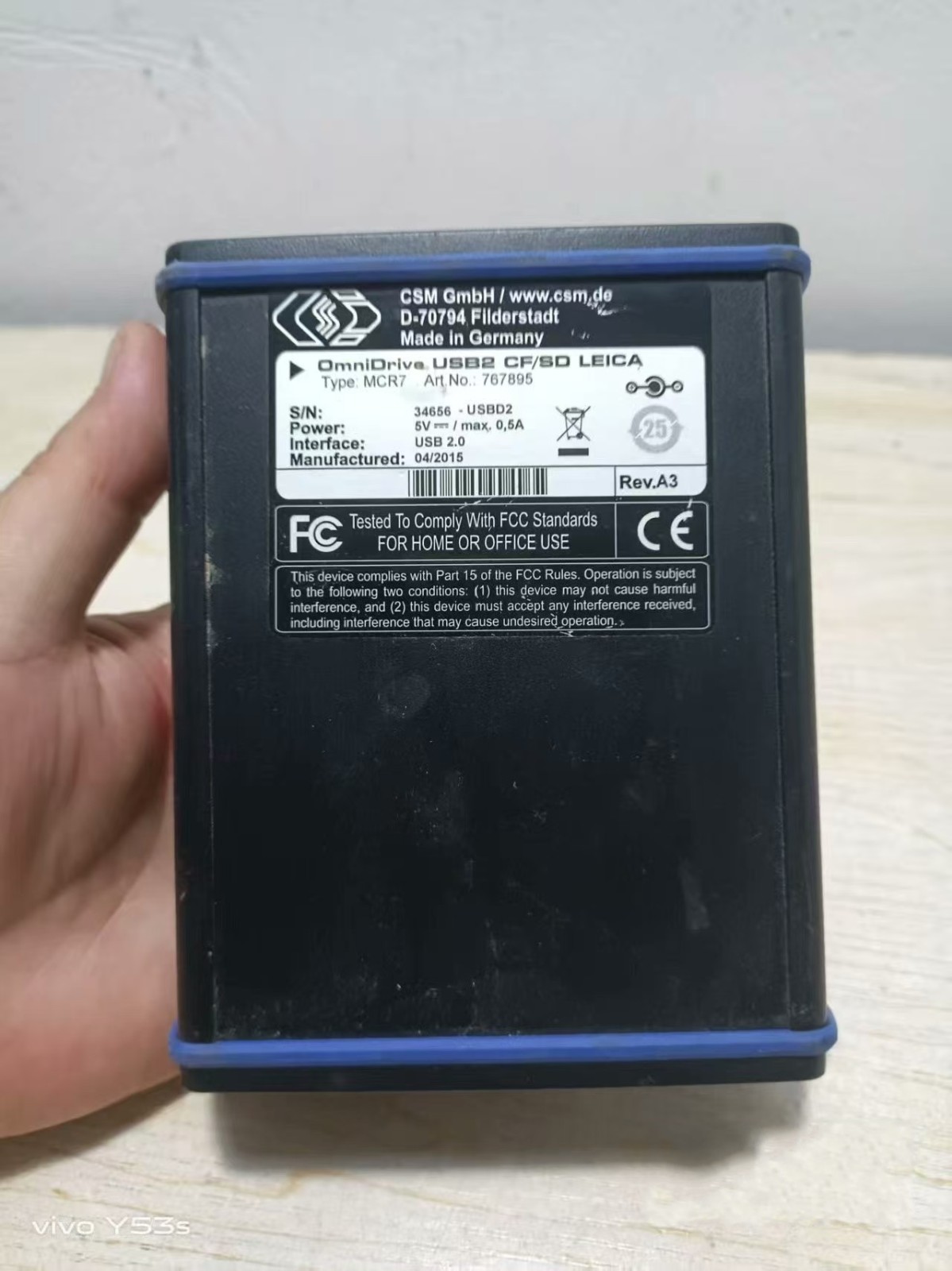 1PCS Used CSM Omni Drive USB2 card reader
