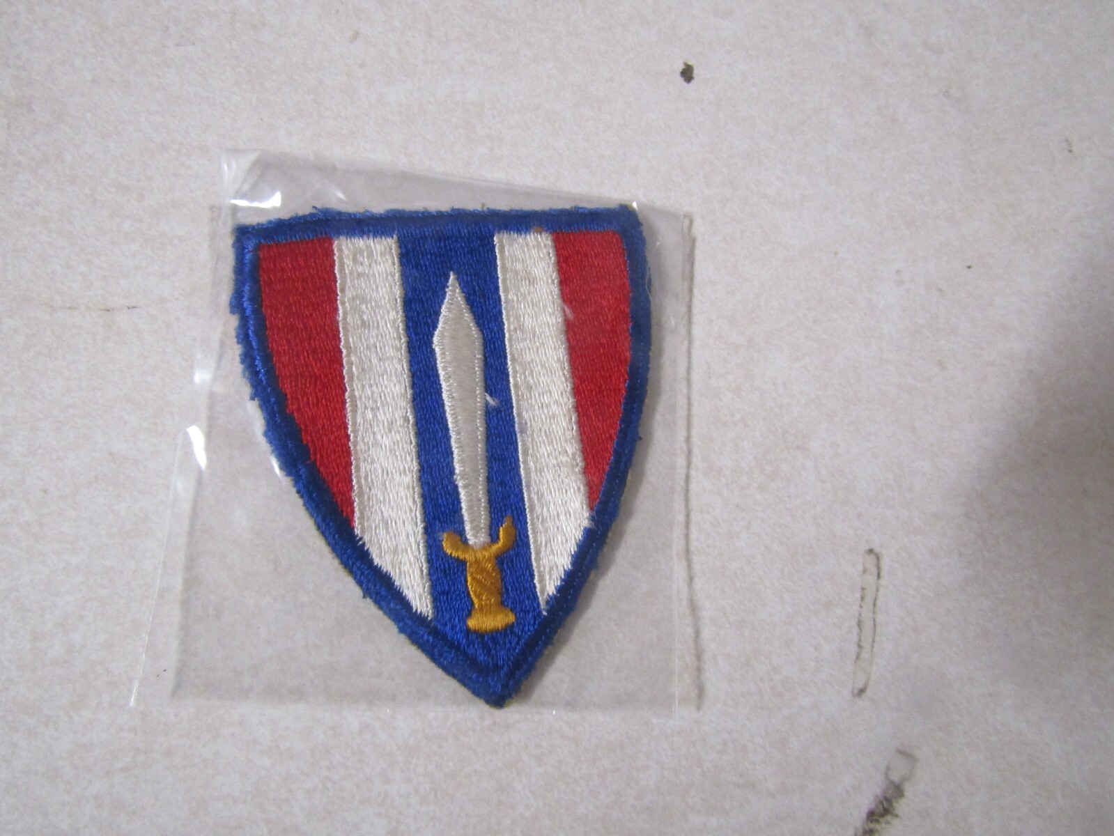 MILITARY PATCH OLDER WW2 ERA US ARMY EUROPEAN CIVIL AFFAIRS SECURITY EXCHANGE