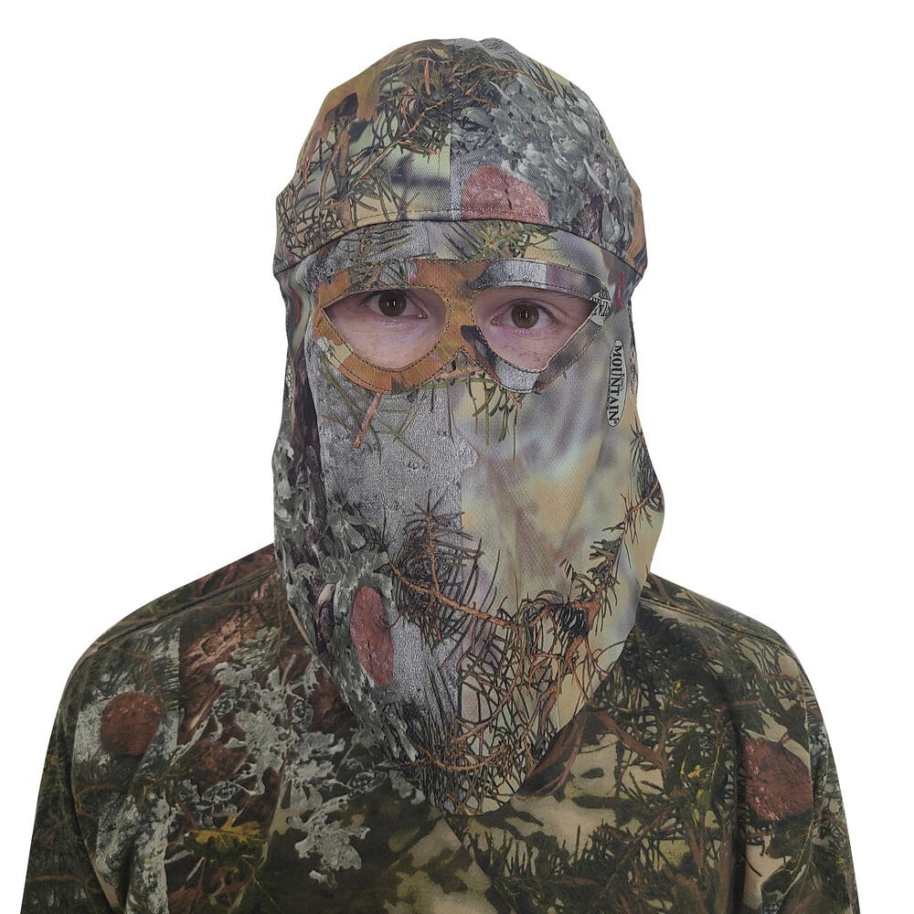 QuikCamo® 2-in-1 Hat/Rear Mask King's Mountain Shadow Camo - Small